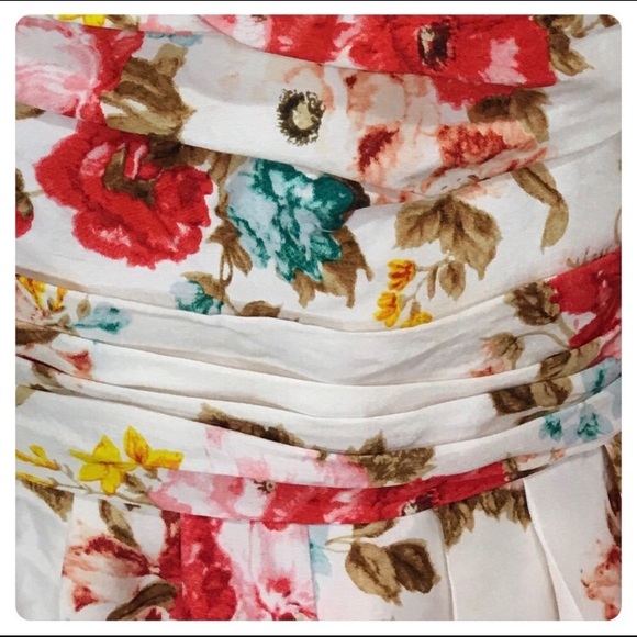 ALICE & OLIVIA FLORAL SILK DRESS Sz 2 - Picture 5 of 12